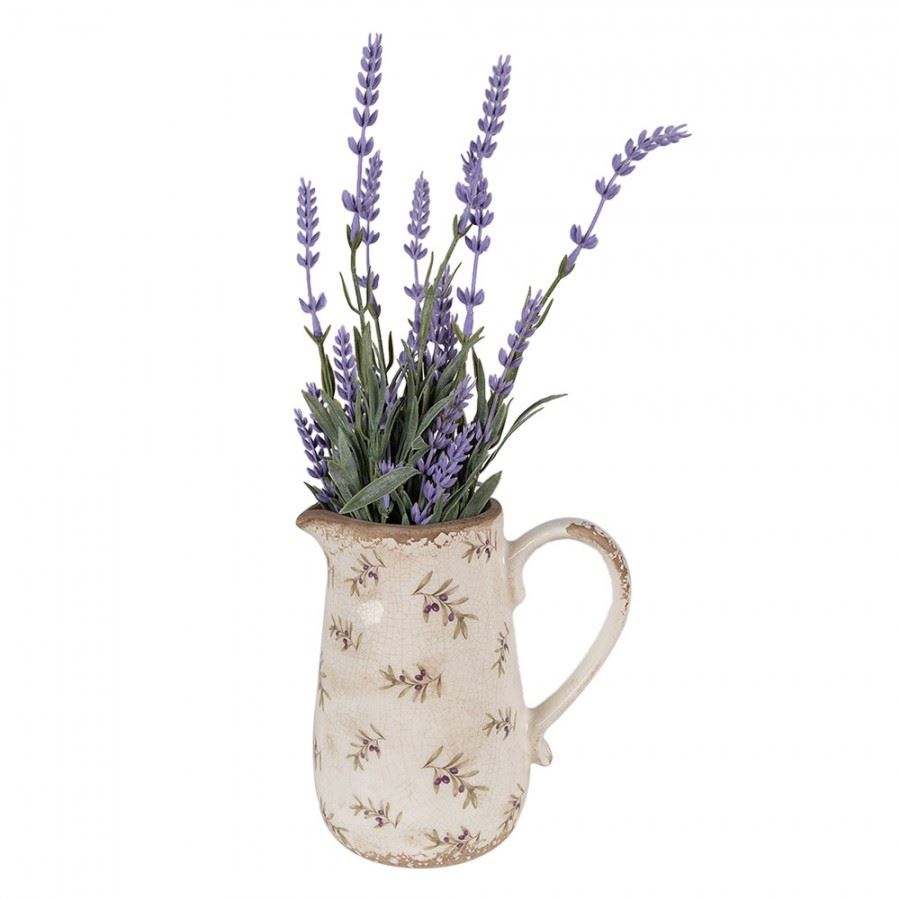 Decorative ceramic jug in vintage style Olives, 16*12*18 cm, 6CE1671M