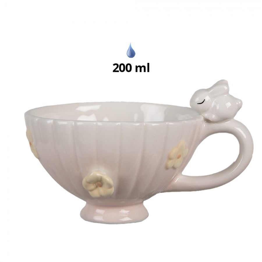 Cute ceramic cream saucer 