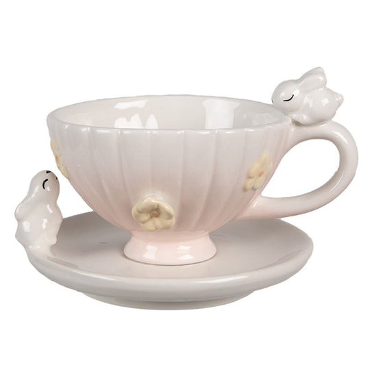 Cup and saucer Rabbits