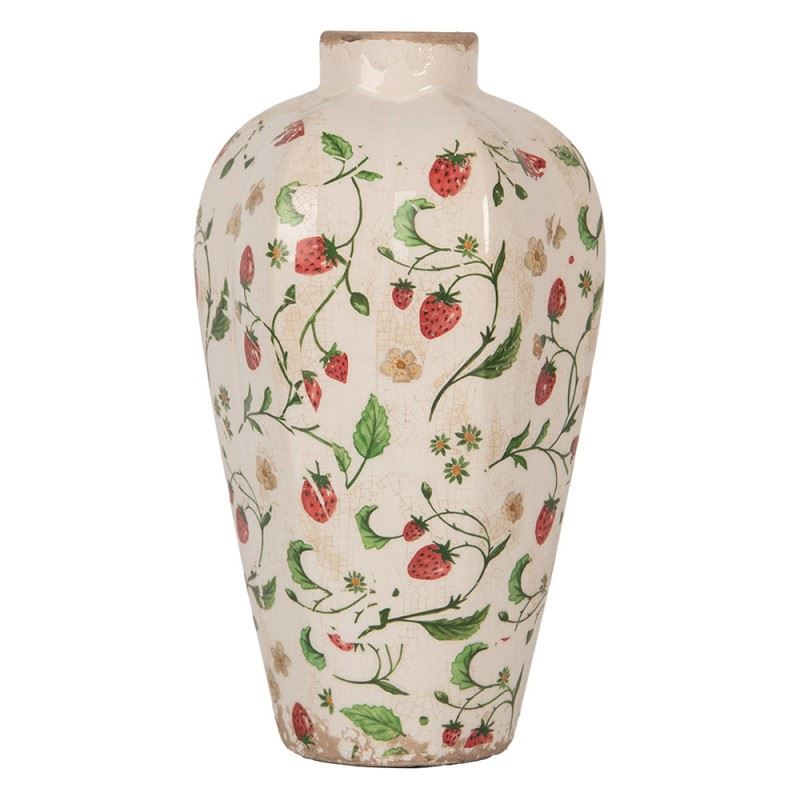 Ceramic vase with narrow neck