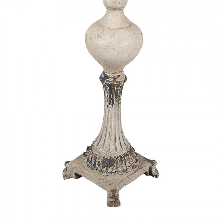 Vintage Elegance Polystone Candle Holder – Timeless Home Decor 14x40 cm