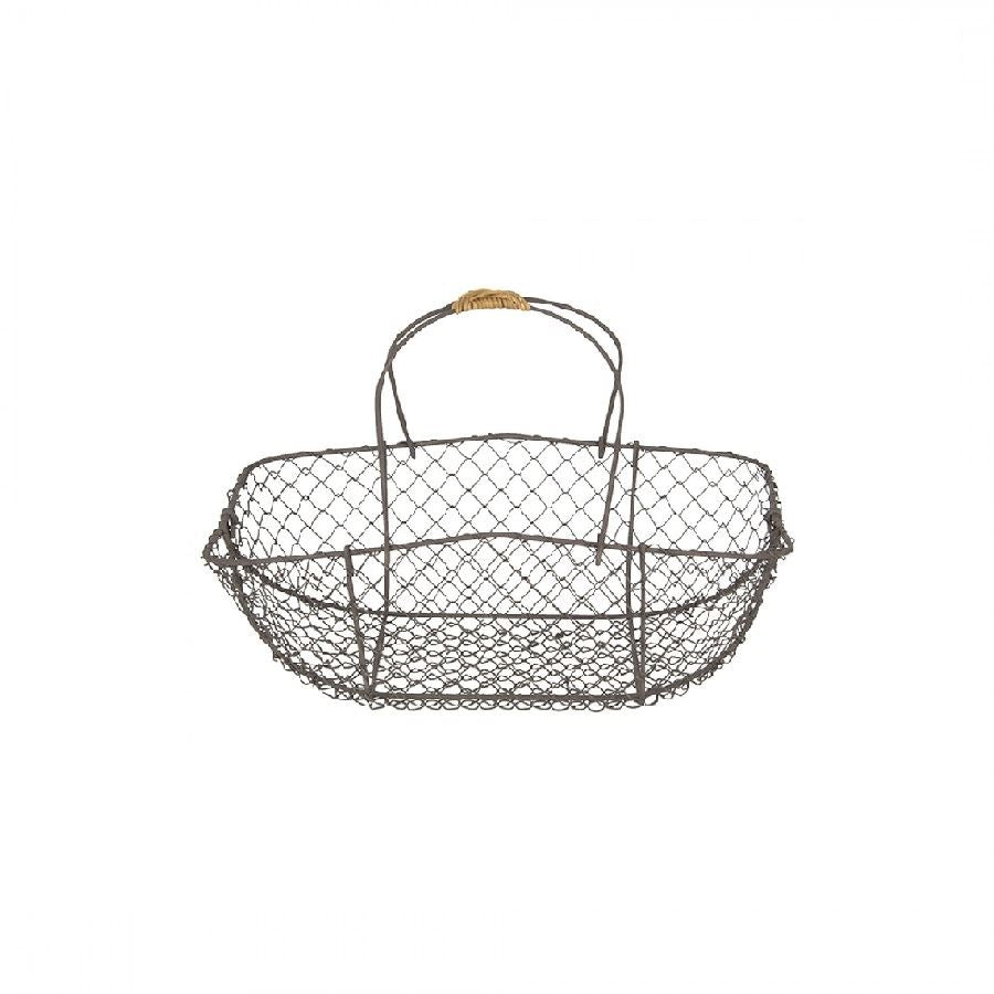 Metal basket with handles, 27*17*24 cm, 6Y3775XS