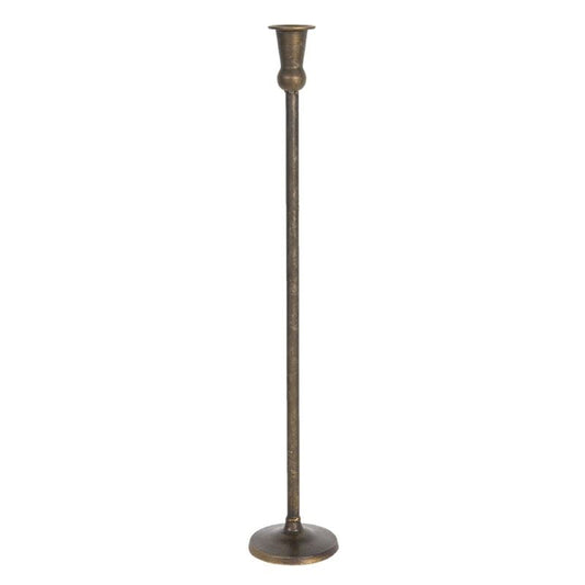 Original metal candle holder in shabby chic style 9х53 cm