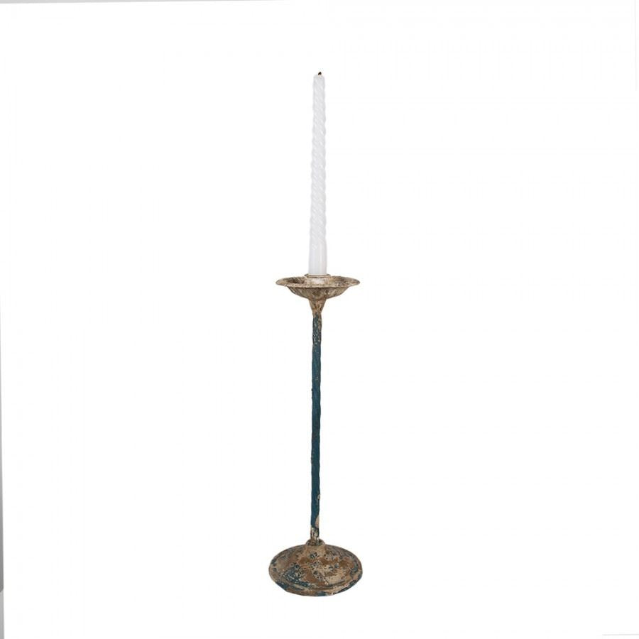 Candlestick in shabby chic style - vintage charm for your home 11х35 cm