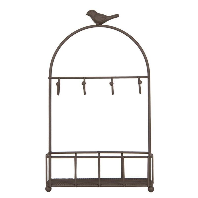 Bird on Arch Vintage Wall Key Holder, 16х6х28 cm