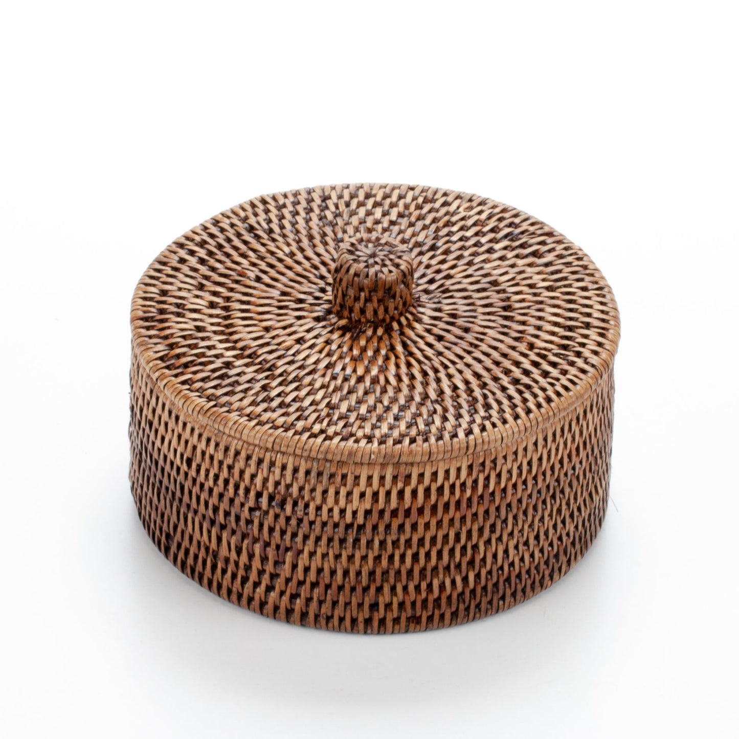 Multifunctional Storage Box, Woven from Rattan, 20*9 cm, 71021-brown