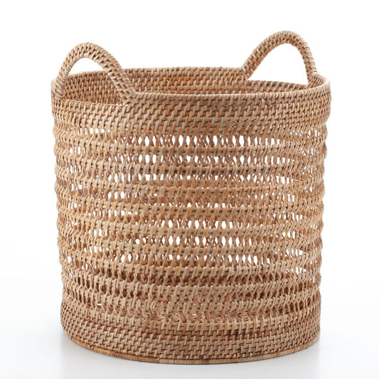 Woven Basket for Storing Children's Toys and Household Items, Made of Natural Rattan, 35*35/40 cm, 71069-brown