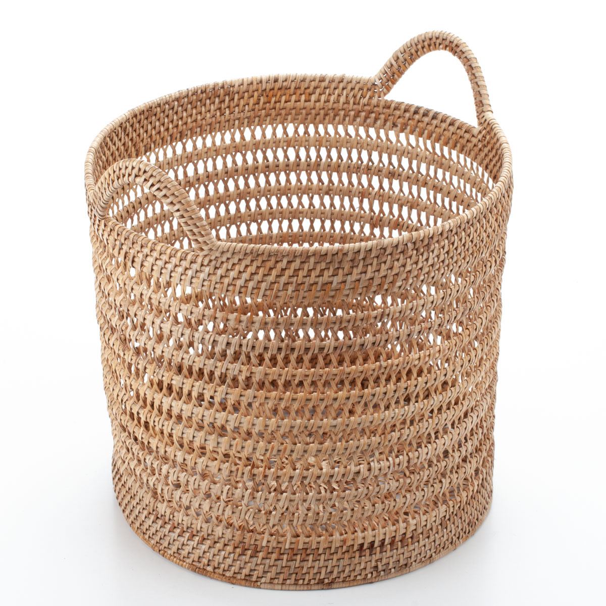 Woven Basket for Storing Children's Toys and Household Items, Made of Natural Rattan, 35*35/40 cm, 71069-brown