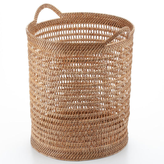 Storage Basket for Children's Toys, Household Items, Woven from Natural Rattan, 40*50/55 cm, 71070-brown