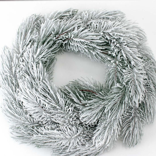 Christmas wreath cast Snow-covered pine, 60 cm, 822/60/GS