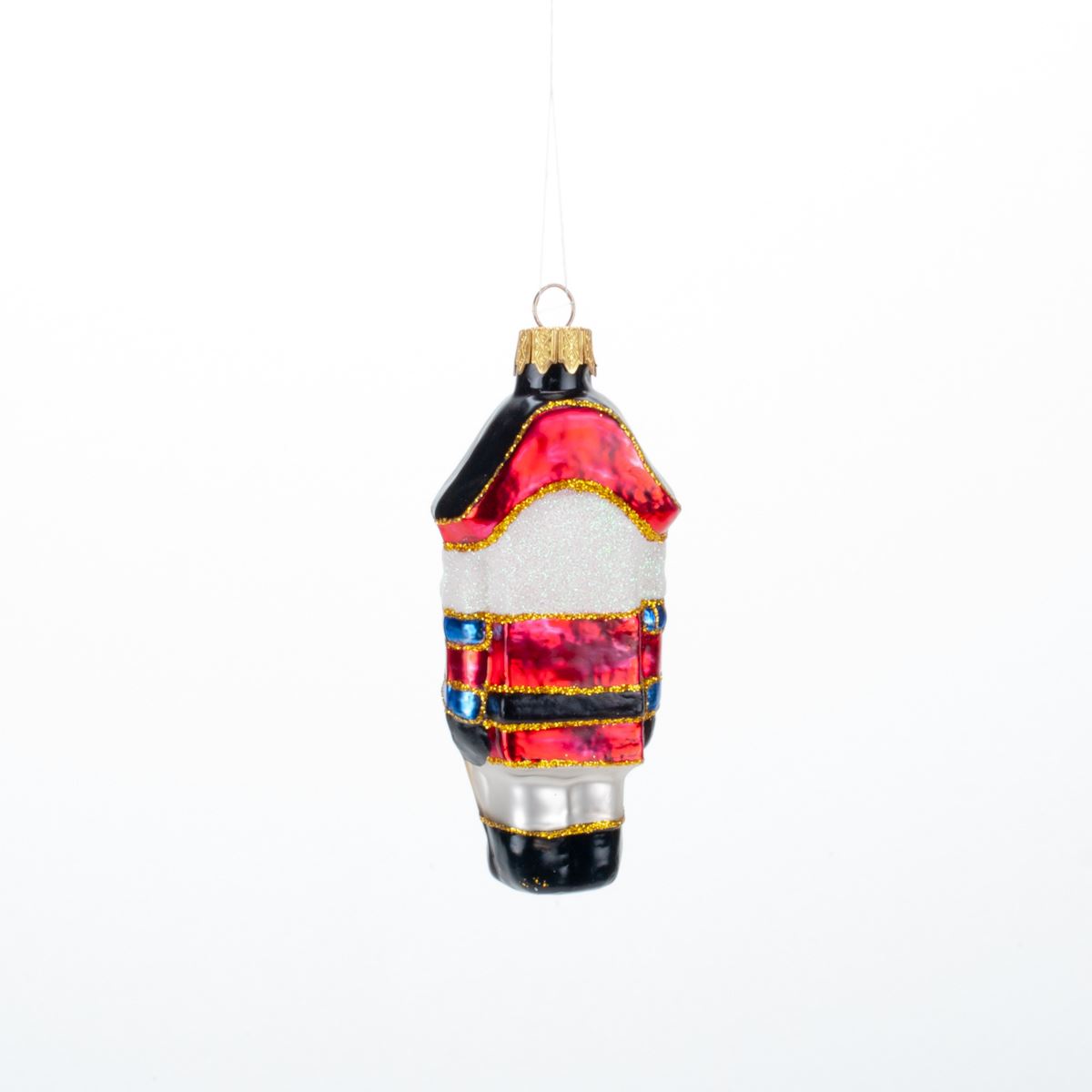 Glass ornament for the Christmas tree Nutcracker, 11*5 cm, A226 New Year's ornament 11*5 cm, A226