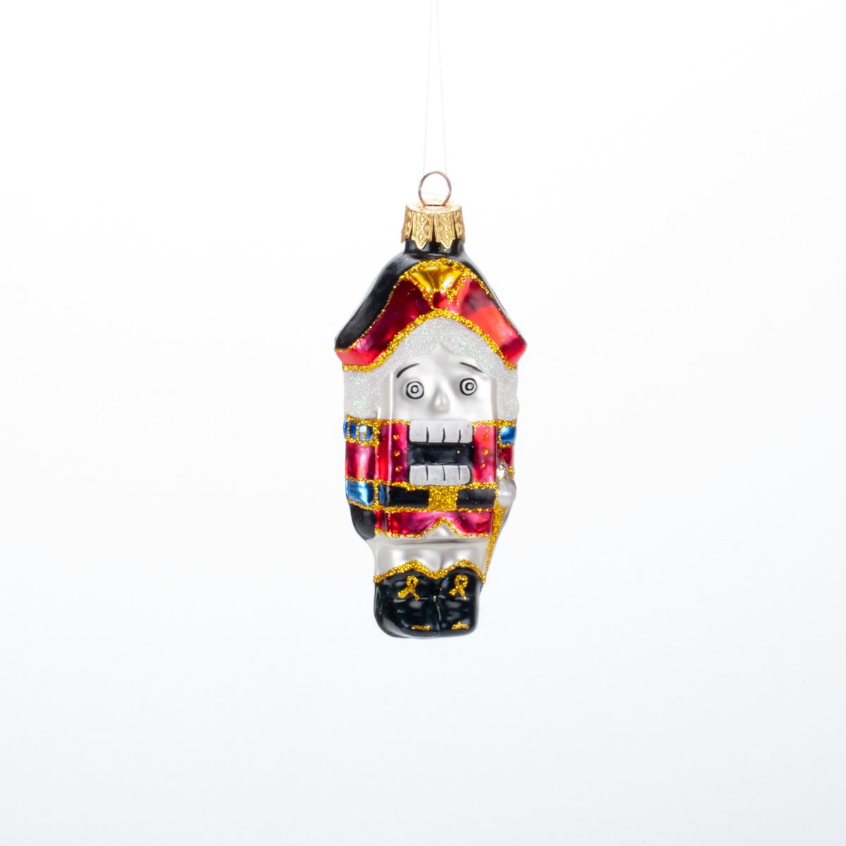 Glass ornament for the Christmas tree Nutcracker, 11*5 cm, A226 New Year's ornament 11*5 cm, A226