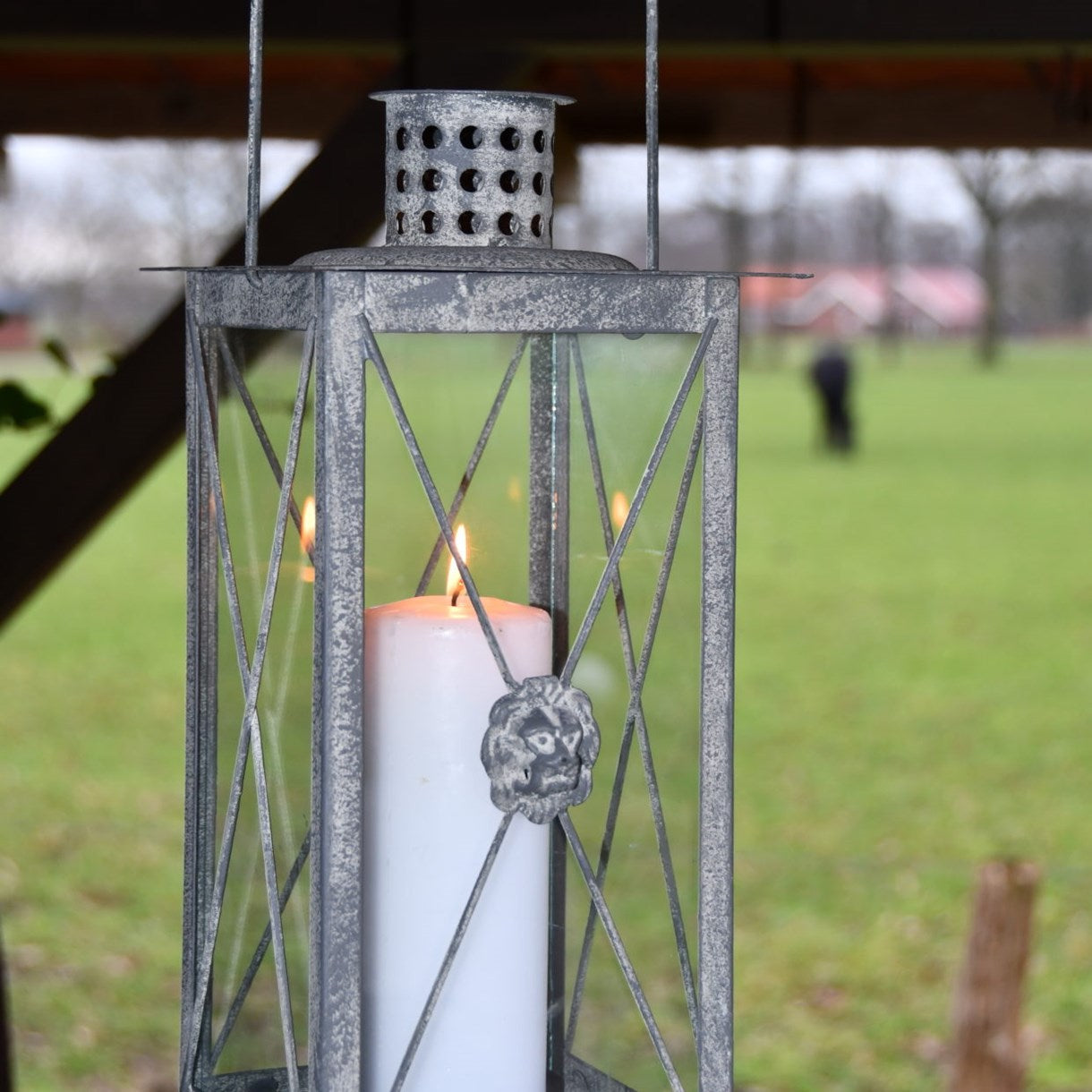 Dutch Design Hurricane Lantern – European Style & Quality, 19х19х37 cm