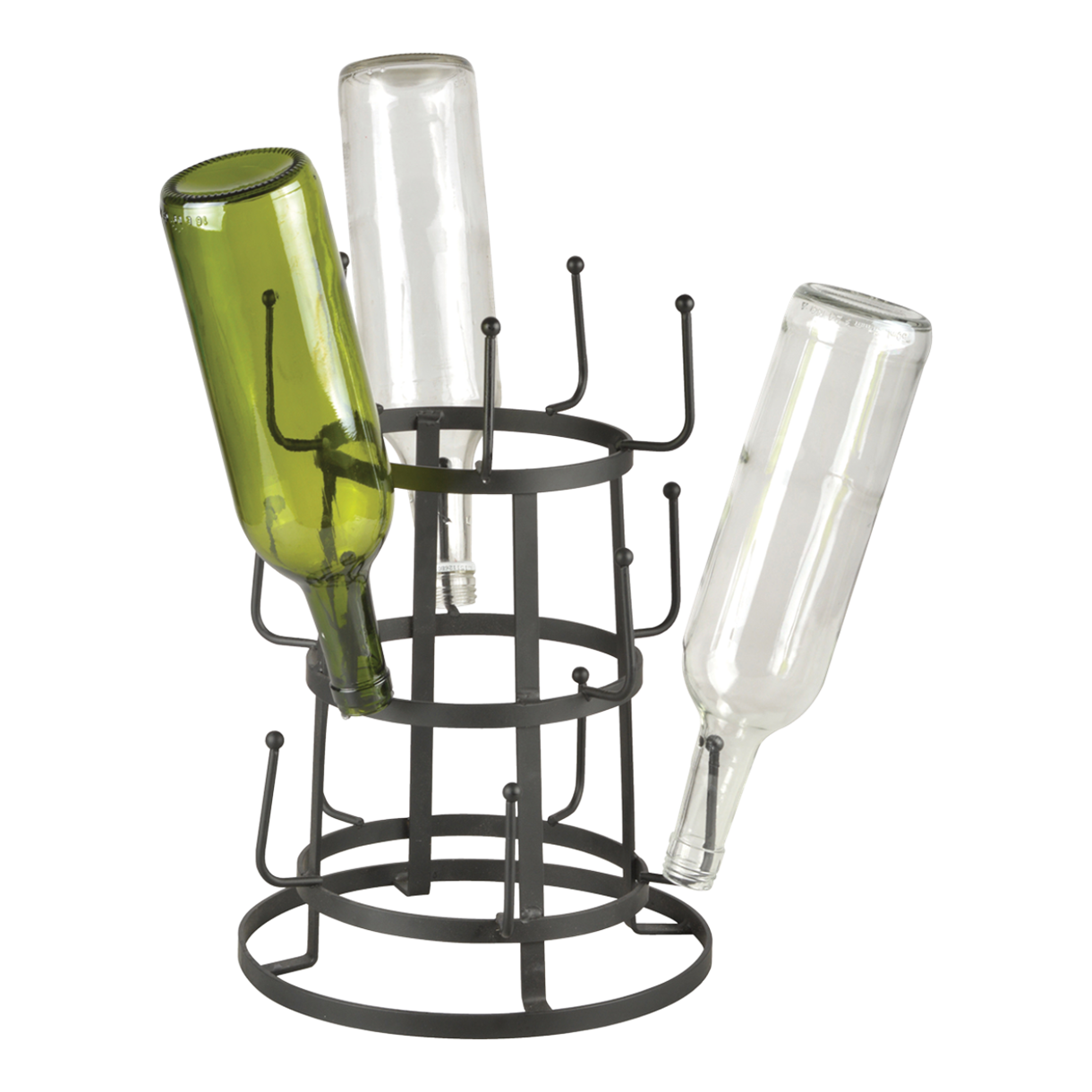 Farmhouse Retro Cup & Bottle Drying Rack – Stylish Kitchen Organizer