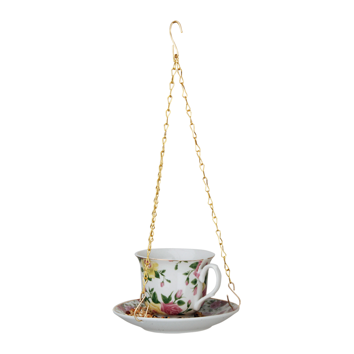 Feeder Cup with saucer, 14*14*8.2 cm, FB240