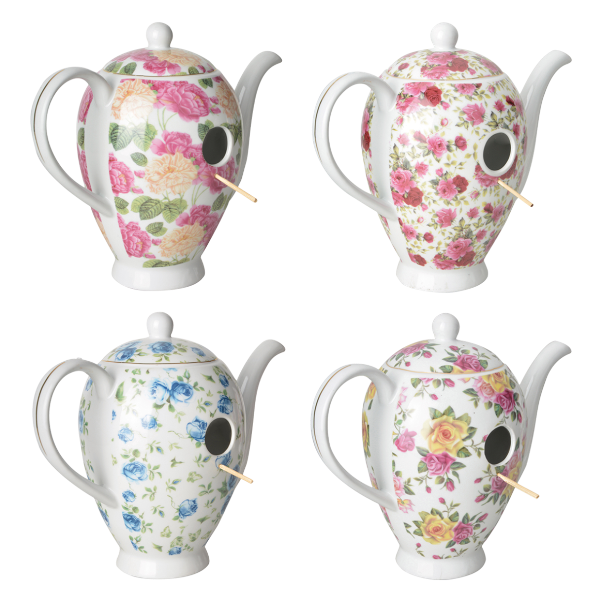 Birdhouse Teapot, 12*27*21 cm