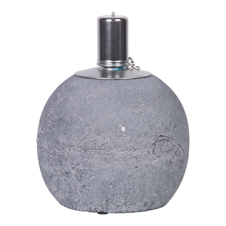 Romantic Glow Concrete Oil Lamp – Perfect Outdoor Ambiance, 14х14х17 cm