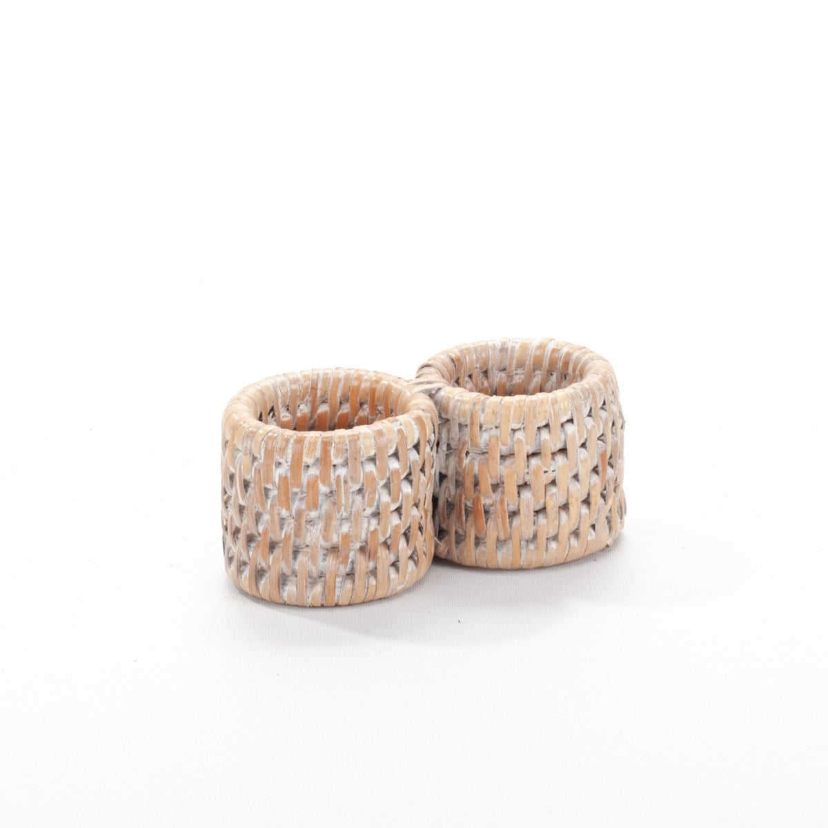 Set of napkin rings woven from rattan, 2 pcs., 4*4.5 cm