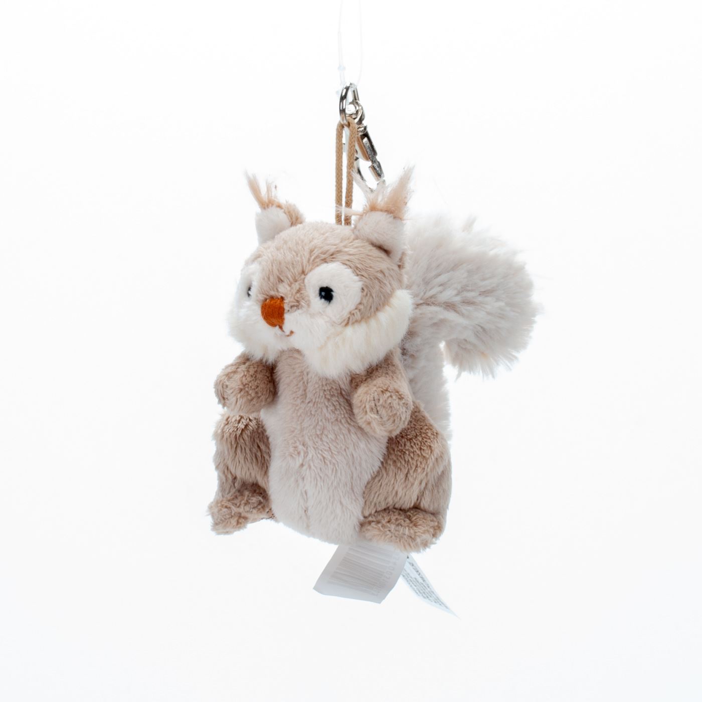 Bukowski Plush Squirrel Keychain – Cute Soft Forest Bag Charm