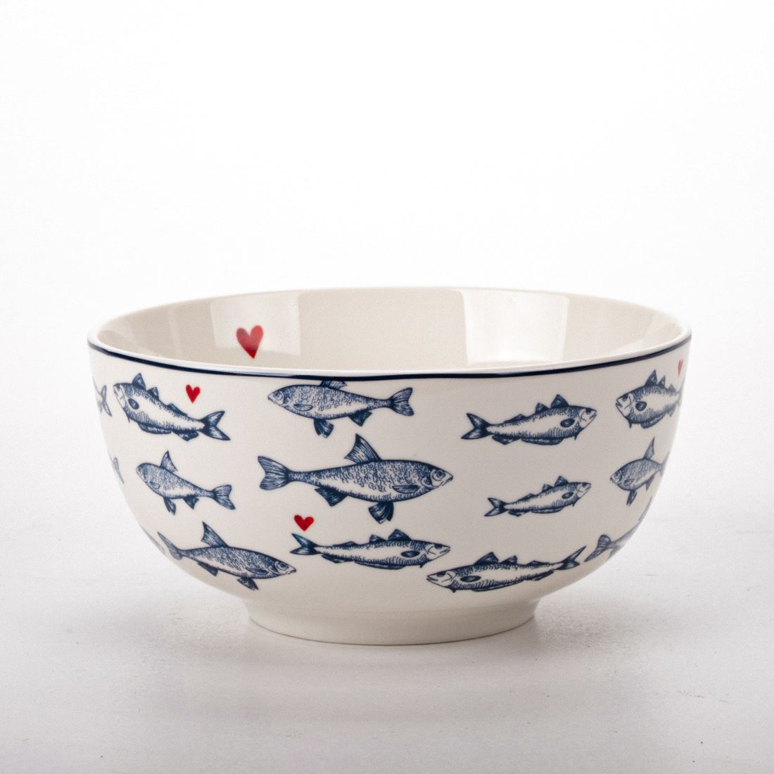 Piala Blue White Fishes, 500 ml, SSFBO