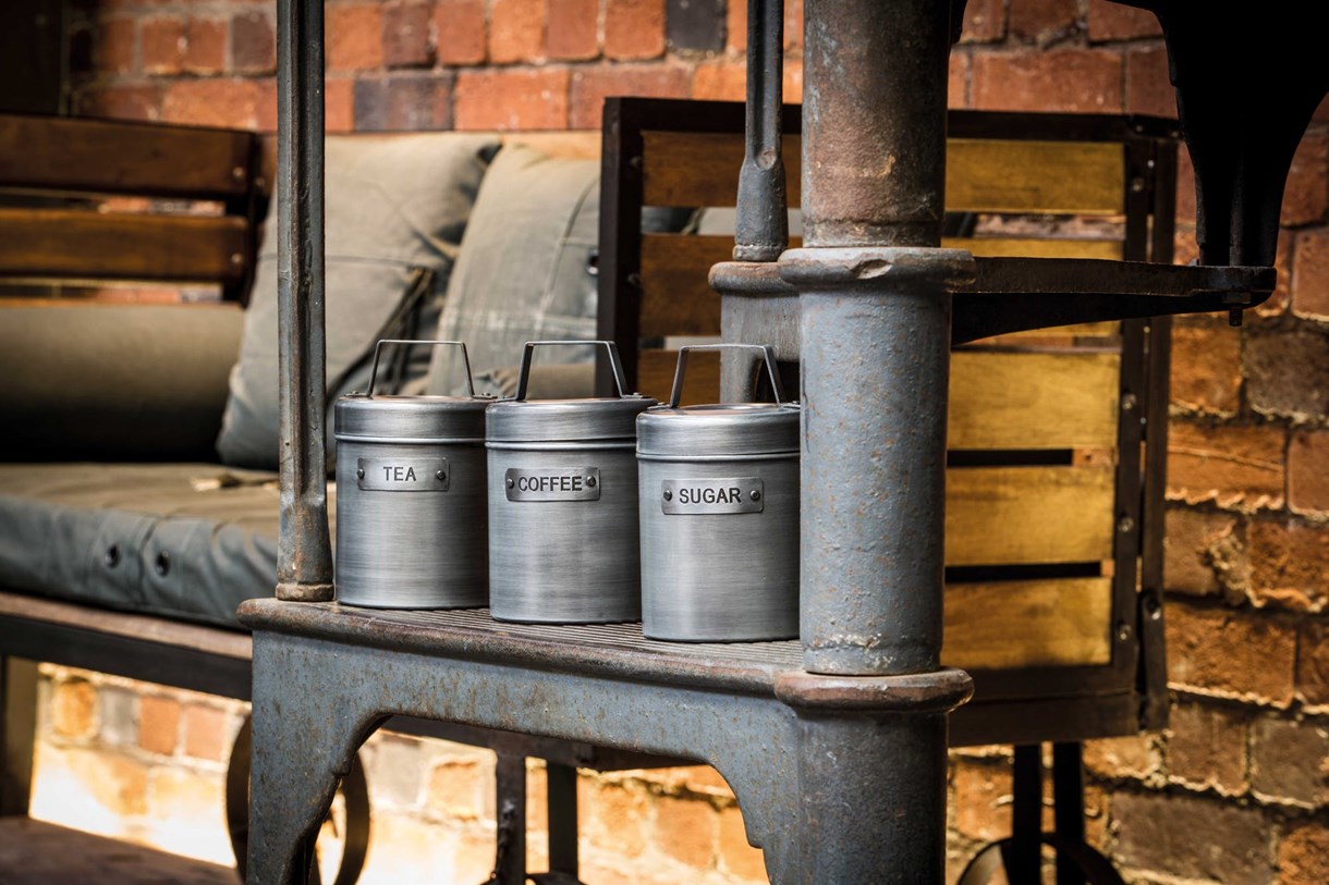 Industrial Kitchen tea jar, 11*16 cm