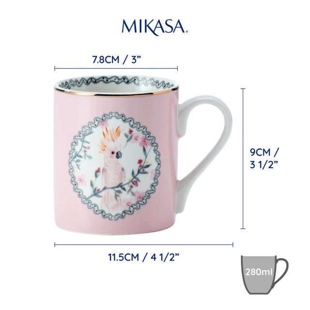 Mikasa Cockatoo Cup, 280 ml, MKCANCTOO