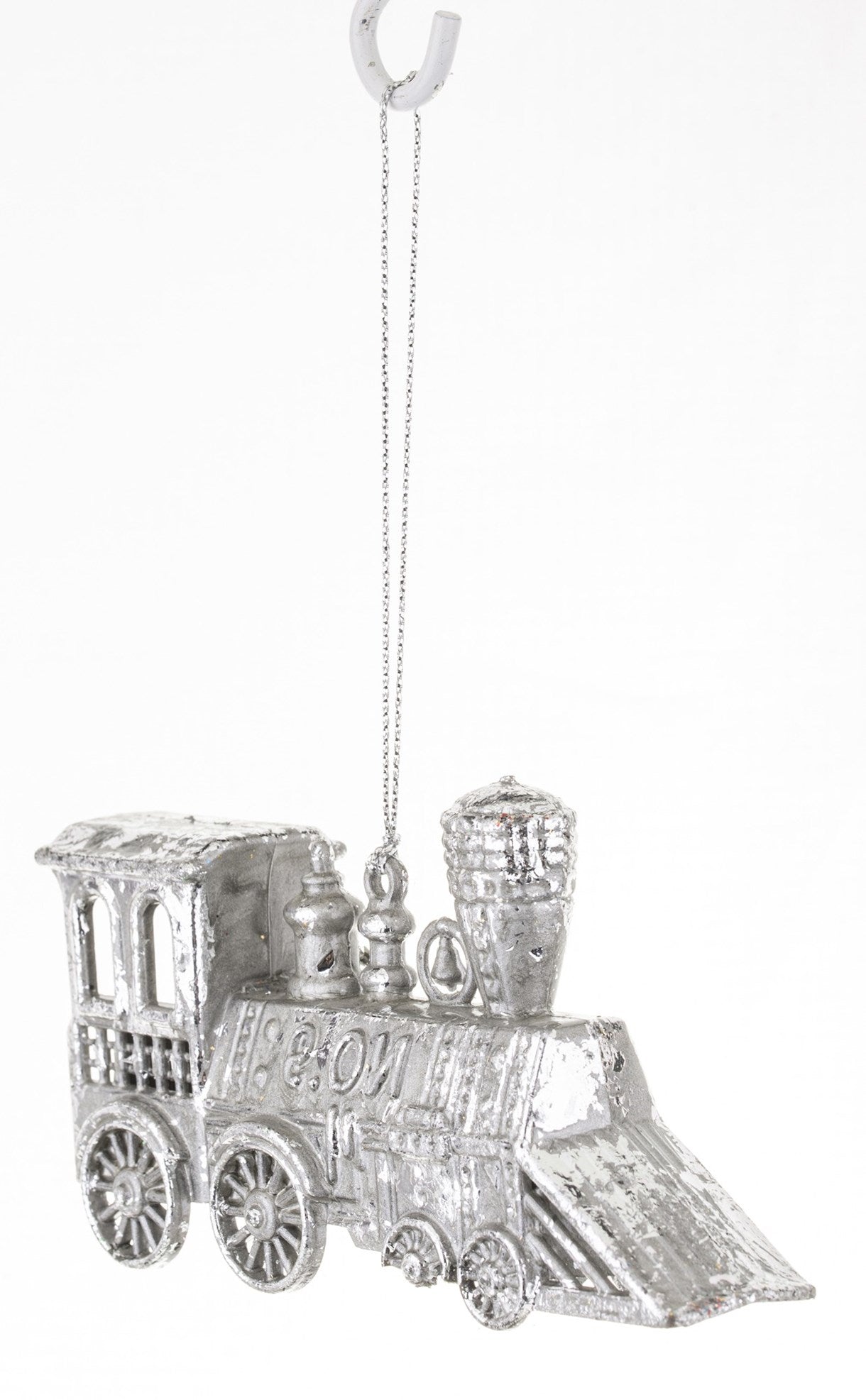 New Year decoration Train Silver, 6*12*3 cm, 133129 New Year decoration, 133129