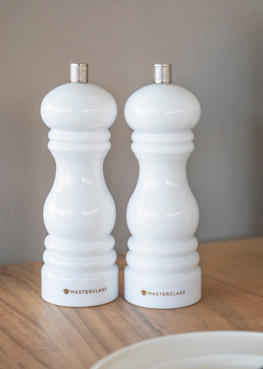 MasterClass Salt or Pepper Mill (17cm) - White