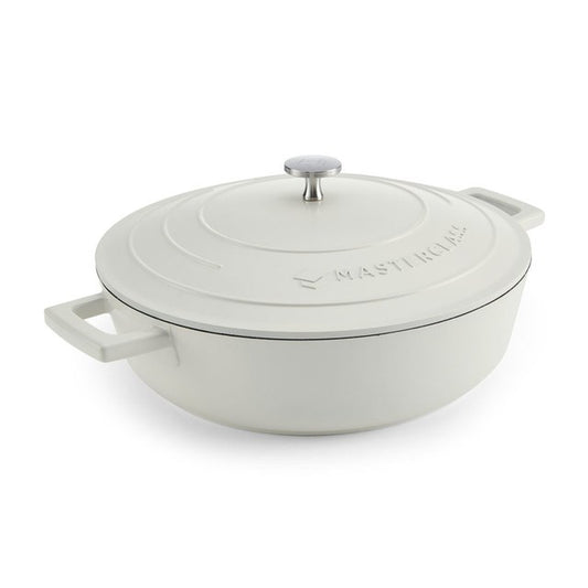 MasterClass Cream Casserole, 4 L, MCMSCRD28CRE