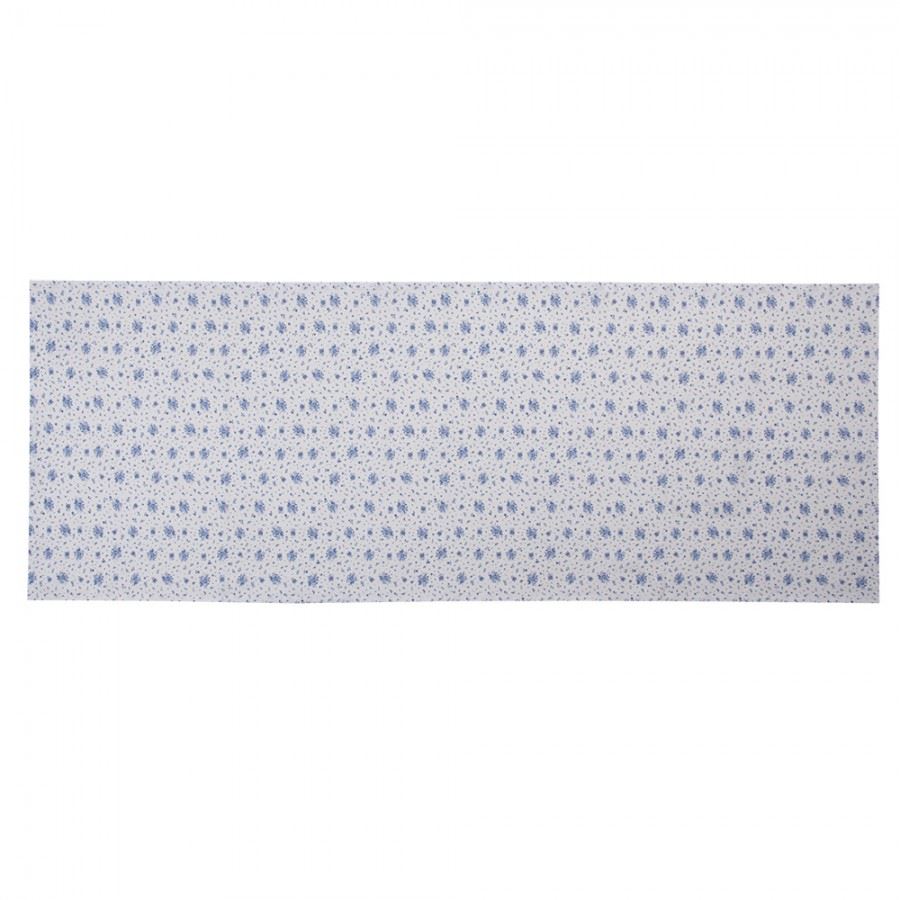 Blue Roses Premium Cotton Table Runner, 50х140 cm