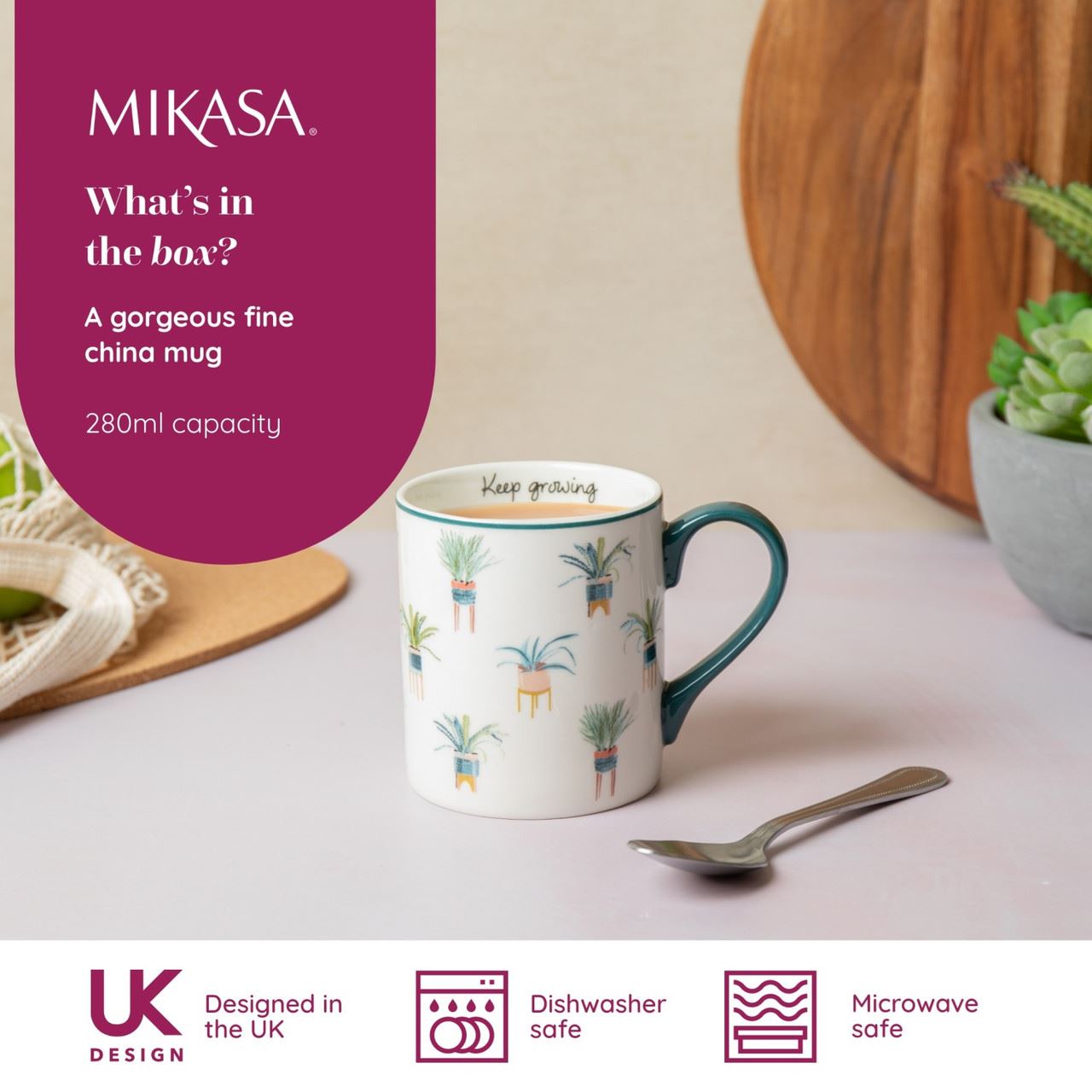 Mikasa Cactus Cup, 280 ml, MKCANCACTUS