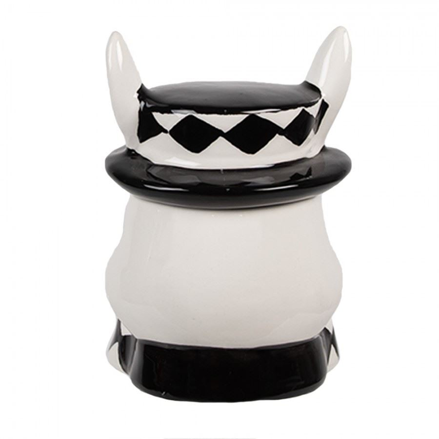 Harlequin Bunny Ceramic Storage Jar, 9х8х11 cm