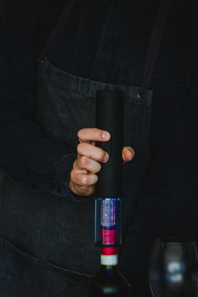 Sleek Electric Corkscrew Wine Opener