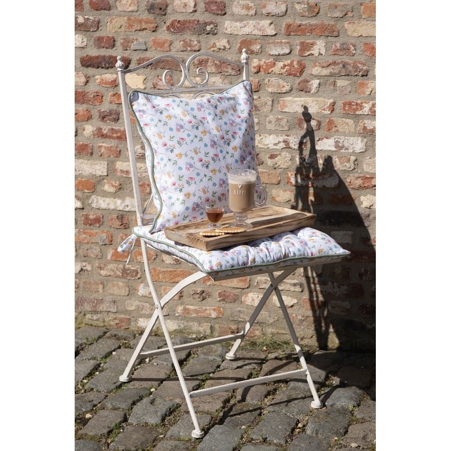 Chair Cushion Cover – Floral Print, 40х40 cm