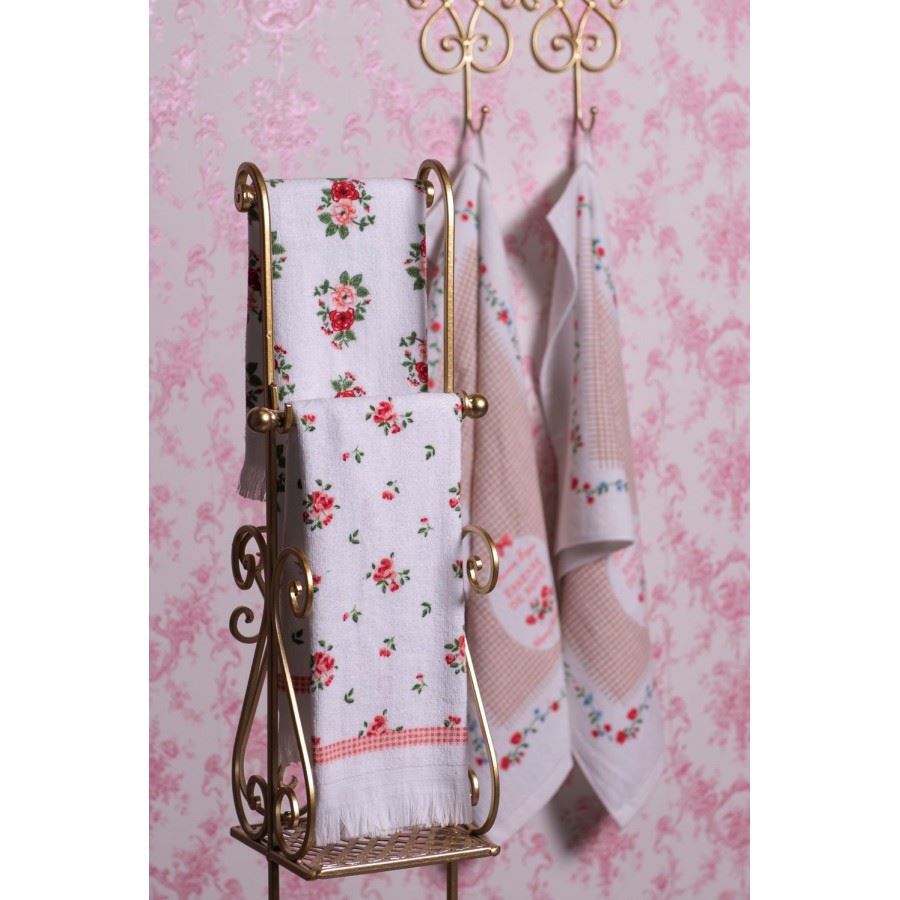 Pink Roses Hand Towel 40*66 cm