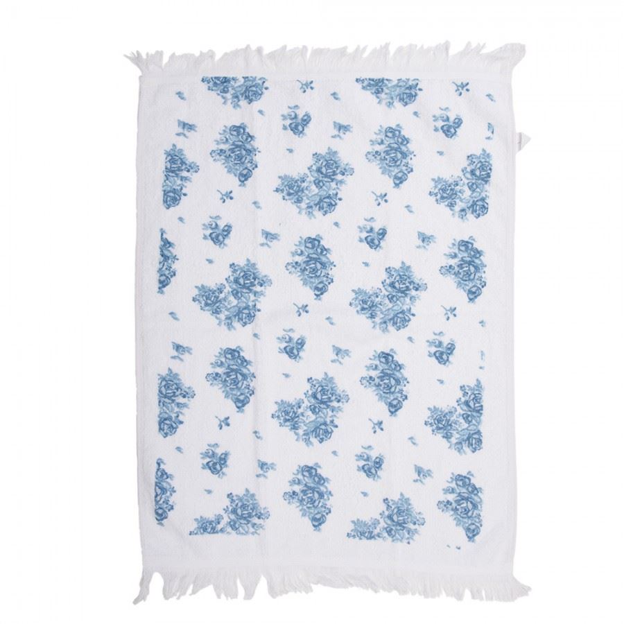 Blue Roses Hand Towel, 40*66 cm