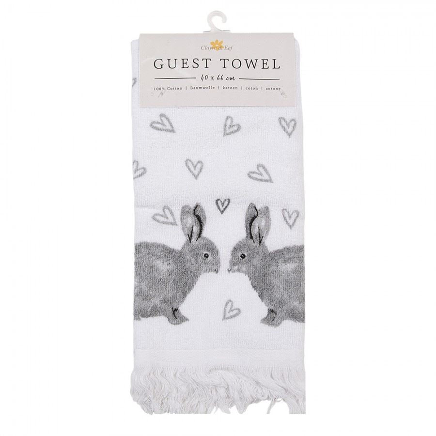 Double Bunny Print Towel 40*66 cm