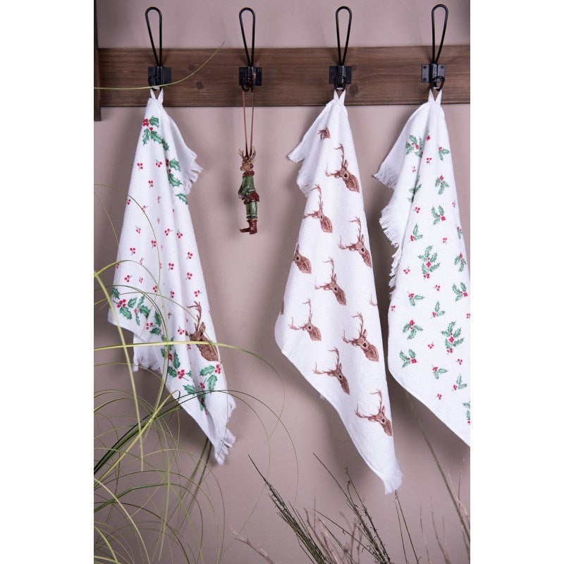 Majestic Deer Premium Cotton Kitchen Towel, 40х66 cm