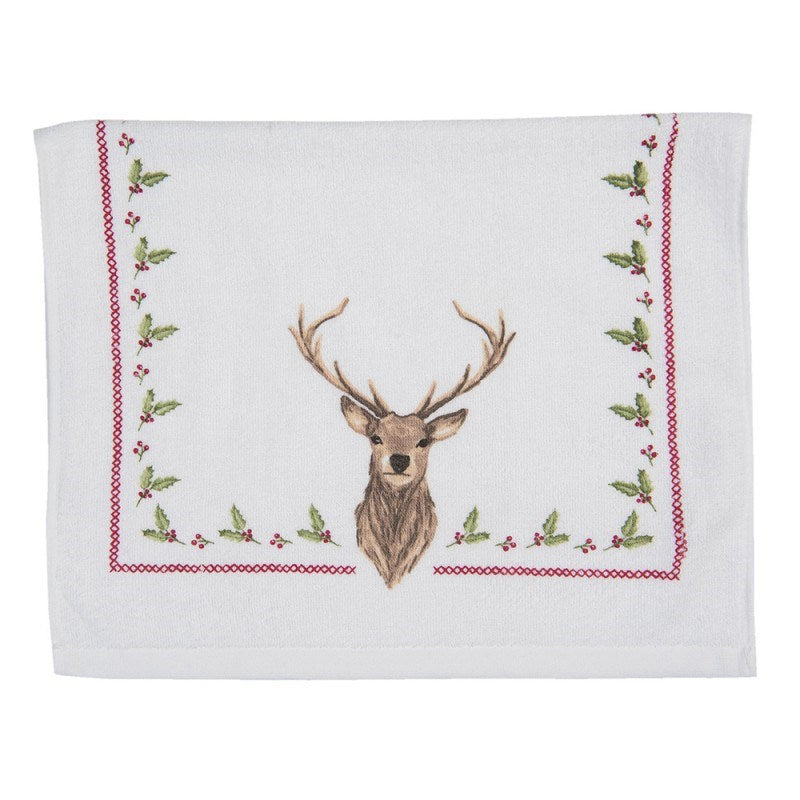 “Majestic Deer” Premium Cotton Tea Towel – Ultra Soft 40x66 cm