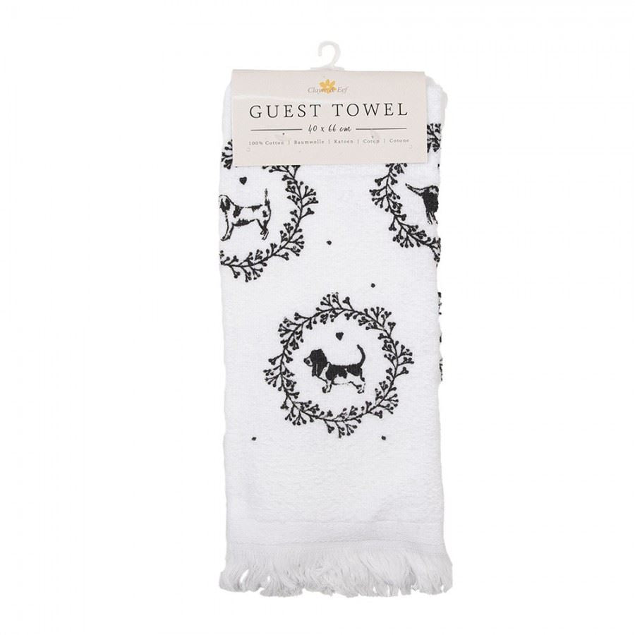 Dog Print Towel, 40*66 cm