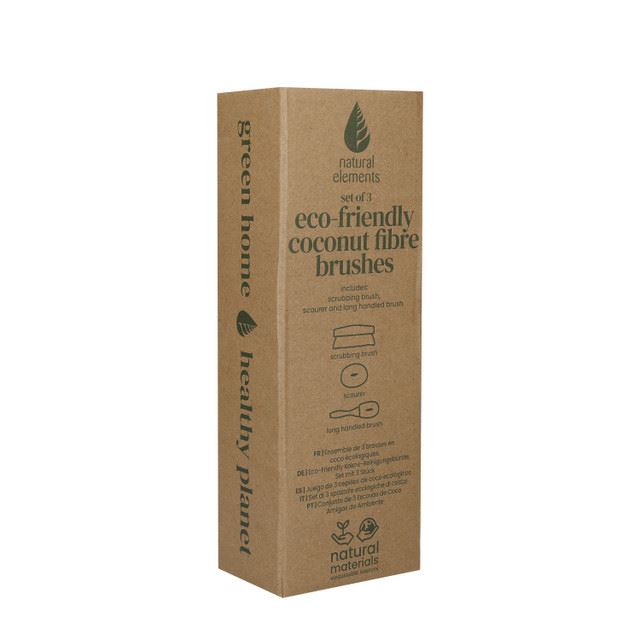 Natural Elements brush set, 3 pcs., NEBRUSH3PC
