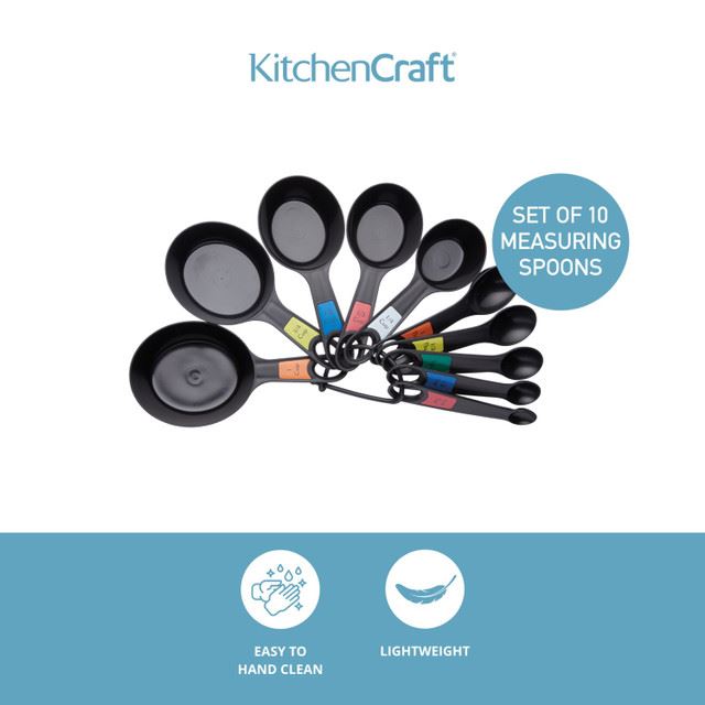 KitchenCraft Measuring Spoon Set, KCMEASURE10PC