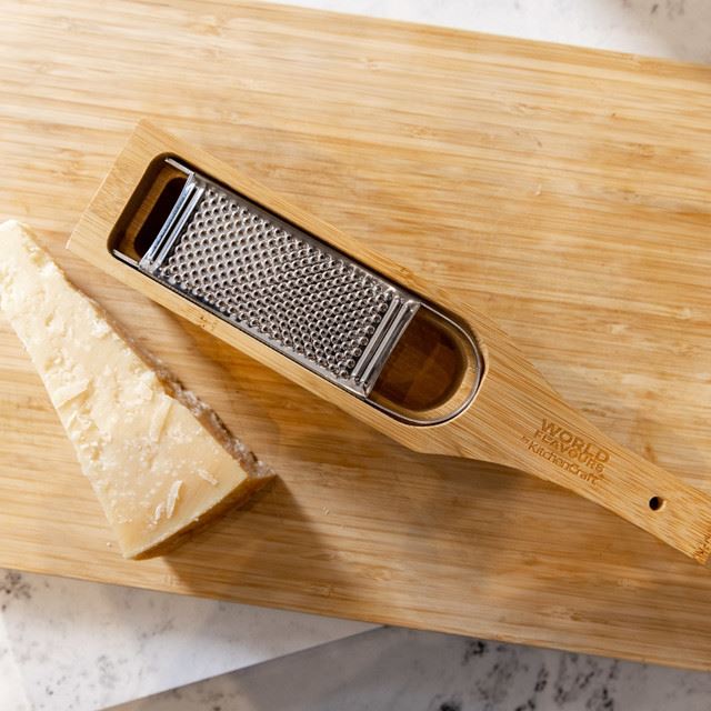 Wood & Stainless Steel Cheese Grater from KitchenCraft