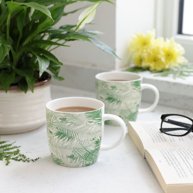 KC Palm Trees Mug, 425 ml, KCMBAR136