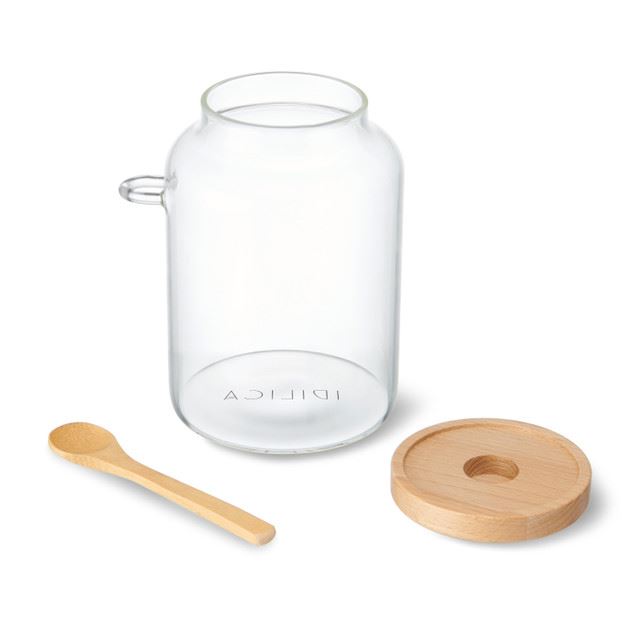 KitchenCraft Idilica Bulk Jar, 1200ml, IDGLSTORSPN