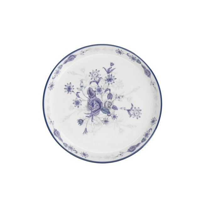 London Pottery Blue Rose plate, 20 cm, LPBRCPLATEBLU