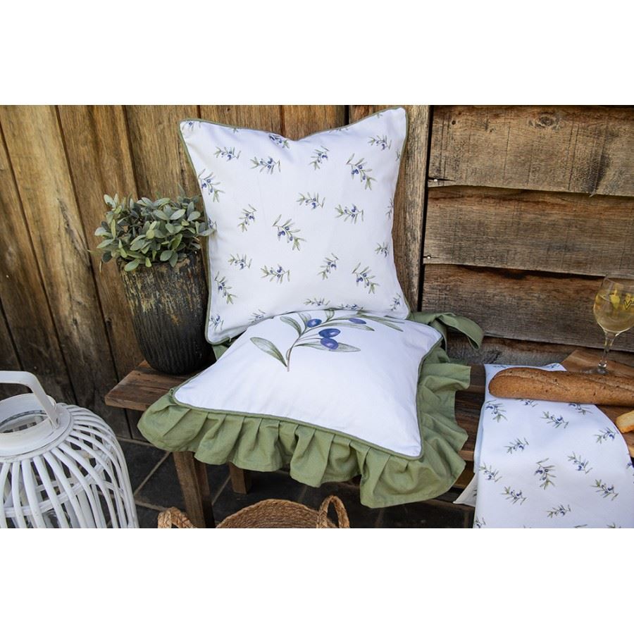Olive Branch Chair Cushion, 40*40 cm