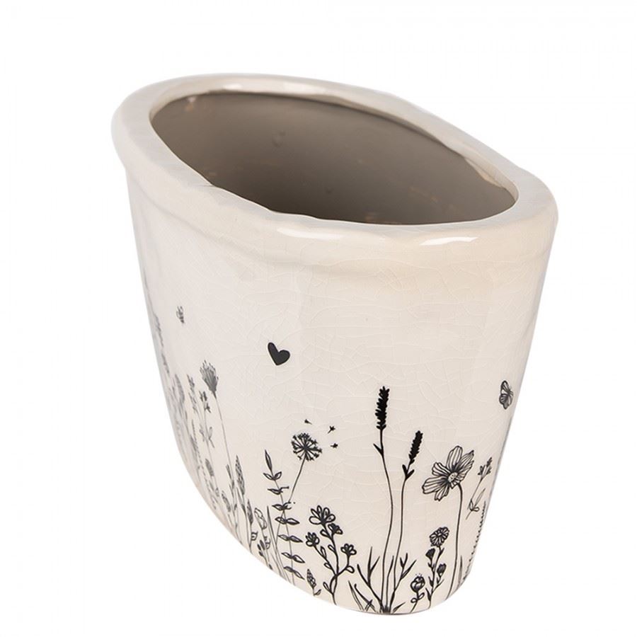 Ceramic Flower Pot in Vintage Style, 27*13*14 cm, 6CEFAF0003L