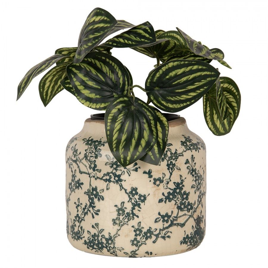 Ceramic Flower Pot in Vintage Style, 16*15 cm, 6CE1975M