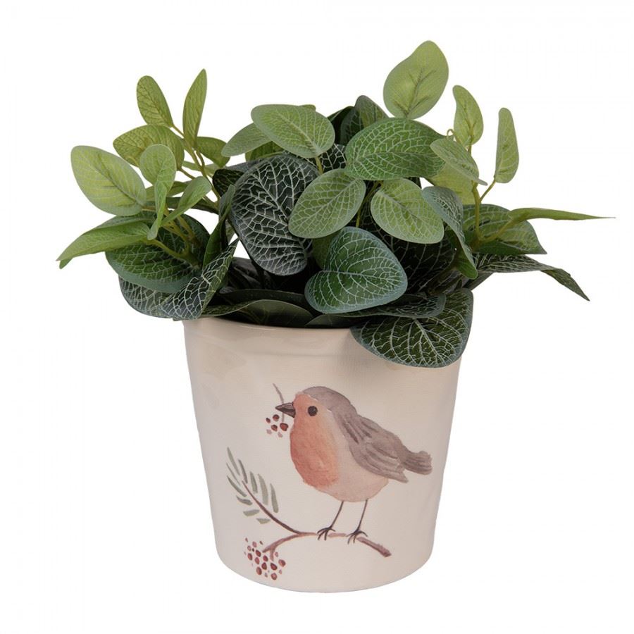Vintage Style Ceramic Flower Pot Bird, 17*16 cm, 6CEVGP0001L